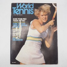 Welt Tennis US Tennis Magazin Juli 1977 Sue Barker Vtg - £30.44 GBP