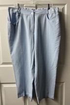Sharon Anthony Design for Women Cropped Pants Womens Plus Size 18W Linen... - $14.73