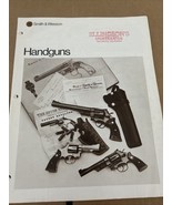 1975 SMITH &amp; WESSON HANDGUN CATALOG, S &amp; W - $17.33 CAD