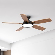 Taloya 52 Inch Ceiling Fans With Lights,Remote Control Multifunctional Quiet Fan - £140.27 GBP