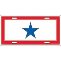 One Star Son in Service Military Blue Star 6"x12" Aluminum License Plate Tag - £3.89 GBP