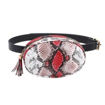 Serpentine Fashion Women&#39;s Waist Pa Brief Girls Sling Chest Bag Zipper Belt Bag  - £15.52 GBP