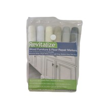 Revitalize Wood Furniture &amp; Floor Repair Markers 6 Ct: Whites &amp; Grays - $204.60 MXN