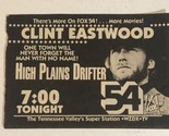 High Plains Drifter Tv Guide Print Ad Clint Eastwood TPA8 - £4.64 GBP