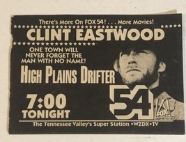 High Plains Drifter Tv Guide Print Ad Clint Eastwood TPA8 - £4.63 GBP