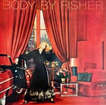 Body By Fisher GM Gorgeous Model 1964 Advertisement Automobilia Red Room... - £31.84 GBP