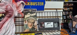 (Tested) Used Classic The Wolf Man Film Lon Chaney Jr VCR VHS Tape Movie  - £7.98 GBP