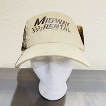 Authentic Wildlife Series Midway Rental Dri Duck Buck Tan Cap Hat Adjust... - $11.87