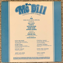 BOB Mc DILL - ONE HOUR RADIO SPECIAL - vinyl record LP - $15.00