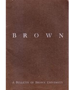 Brown University Bulletin October 1968 Volume LXV - £3.57 GBP