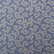 P KAUFMANN BEATRICE BLUE BELL SWIRL GEOMETRIC FURNITURE FABRIC BY YARD 54&quot;W - £10.17 GBP