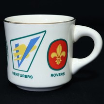 Boy Scouts of Canada VTG BSA BSC Ceramic Mug Wolf Cubs, Venturers, Rover... - $21.40