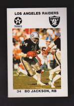 1988 Texaco LAPD Police Los Angeles Raiders Football Bo Jackson Rookie  - $13.46