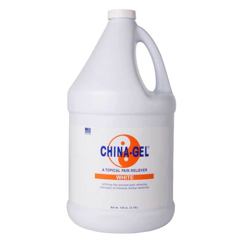 China Gel Topical Pain Reliever No Pump 1 Gallon - White - $260.00