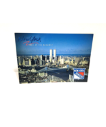 Vintage NY Rangers NHL Postcard Twin Towers Pre 911 New York City Unused... - £11.37 GBP