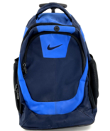 Vintage 2000’s Nike Rolling Wheeled Suitcase Travel Luggage Black Blue Bag - £63.28 GBP