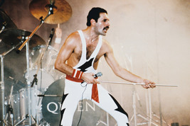 Queen Freddie Mercury classic in leotard on stage 18x24 Poster - $23.99