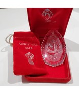 Vintage Waterford Crystal Christmas Candle Ornament 1979, Waterford Etch... - £31.25 GBP