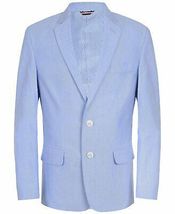 Tommy Hilfiger Big Boys Oxford Cotton Suit Jacket, Size 8 - £42.49 GBP