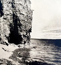 Mount Desert Isle Cliff And Cove Maine 1924 Gravure Print New England DWT8B - $369.57 MXN