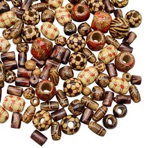 500 Pcs Wooden Beads For Jewelry Making Adults, Painted Assorted African Beads,  - $23.99