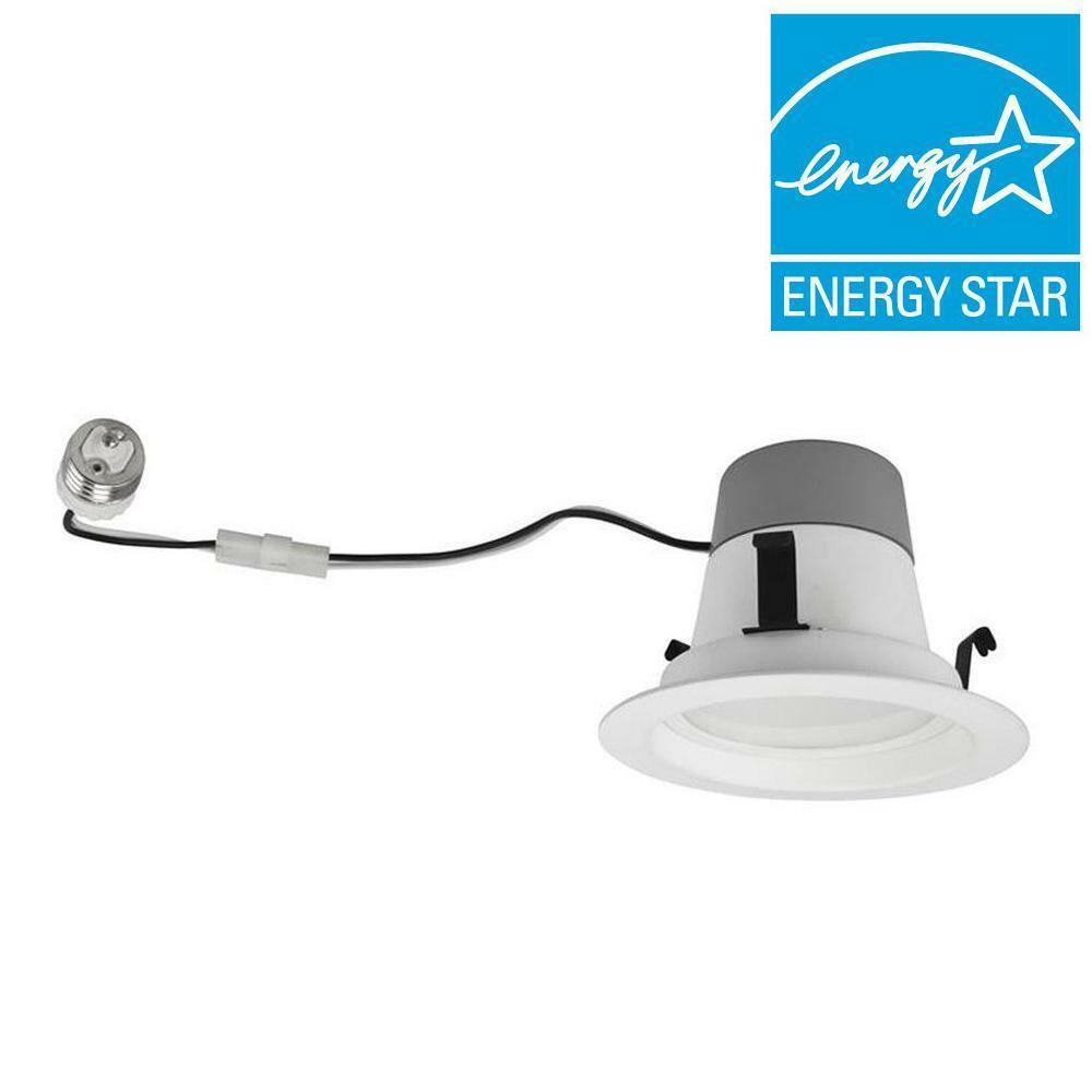TCP 50W Equivalent Soft White (2700K) 4" Dimmable LED Retrofit Downlight - $10.88