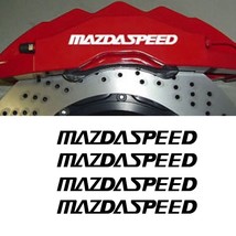 4pcs for MazdaSpeed ke Caliper High Temp Vinyl Decal Stickers #k212 - £58.40 GBP