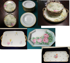 Tirschenreuth - Heinrich Bavaria China Plates Trays Cake Bread Plates Pi... - $24.75+