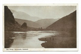 Vintage Sanbride postcard &quot;The Gorge, Baramulla Kashmir - £3.90 GBP