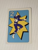 1994 Mighty Morphin Power Rangers War Of Zords Game Replacement Card Blue #2 - £3.18 GBP