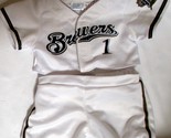 Build A Bear Workshop Milwaukee Brewers Baseball Uniform - $11.87