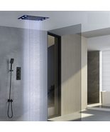 Cascada Thermostatic 14 x 20 Inch LED Shower System with 2-Way thermosta... - £1,016.89 GBP+