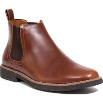 Deer Stags Mens Rockland Faux Leather Slip On Casual Ankle Boots Shoes S... - $49.95