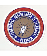 8&quot; IBEW International Brotherhood of Electrical Workers UNION Vehicle ST... - £15.63 GBP