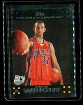2007-08 Topps 50TH Anniversary Rc Basketball Card #118 Brandan Wright Warriors - £3.78 GBP