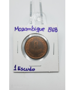 Mozambique coin KM# 82 ~  1 Escudo 1968 - $4.94