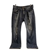 Vintage Y2K Affliction Jeans Mens 34 x 29 Blake Relaxed Straight Fit Dar... - $73.30 CAD