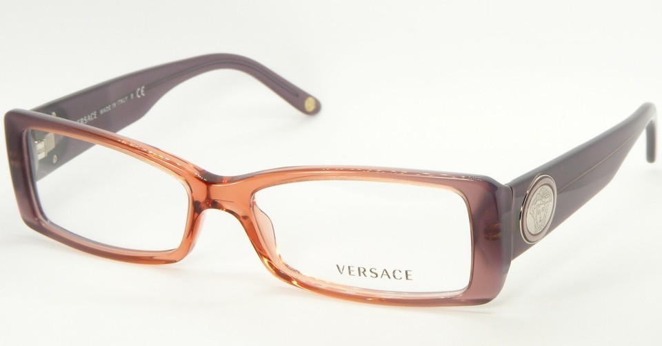 NEW VERSACE MOD 3117 837 ORANGE VIOLET GRAD EYEGLASSES GLASSES FRAME 53-... - $178.20