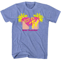 MTV Spring Break Bikini &#39;88 Men&#39;s T Shirt Daytona Beach Neon Palm Trees Music - £19.53 GBP+