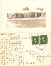 USA Georgia Augusta Benjamin Fisher Garage or Barn RPPC Antique Postcard - £15.15 GBP