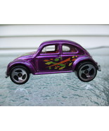 Hot Wheels, (Volkswagen) VW Bug, Purple with 3  Spoke Wheels, aprox 1992 - £4.71 GBP