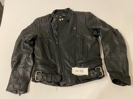 Condor Vintage Noir Veste Moto Cuir Aisselle/Aisselle 18 &quot; (mc912) - $81.49