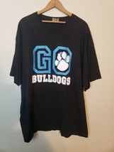 2XL Georgia Go Bulldogs Tshirt Black Football  - £8.08 GBP