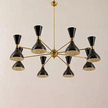Mid Century 8 Arms Diabolo Italian Chandelier Style Stilnovo Sputnik Cei... - £260.66 GBP