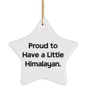 Best Himalayan Cat , Proud to Have a Little Himalayan., Cute Holiday Star Orname - £13.41 GBP