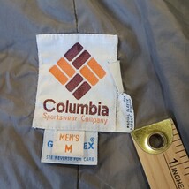 Vintage Columbia Blue Gore-Tex Parka Hidden Hood Full Zip Jacket Men's Sz Medium image 7