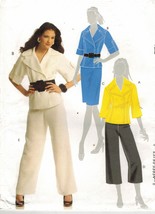 Misses Career Office Double Breasted Jacket Skirt Pants Sew Pattern 14-22  - £10.19 GBP