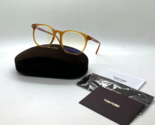 TOM FORD Women&#39;s Eyeglasses TF5754-B 041 HONEY BROWN 53-19-145MM BLUE BLOCK - $134.71