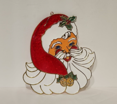 Vintage Giftco Inc Plastic Suncatcher Christmas Santa Claus - £7.02 GBP