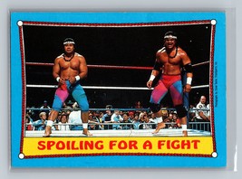 Spoiling for a Fight #28 1987 Topps WWF The Bloodline - $1.99